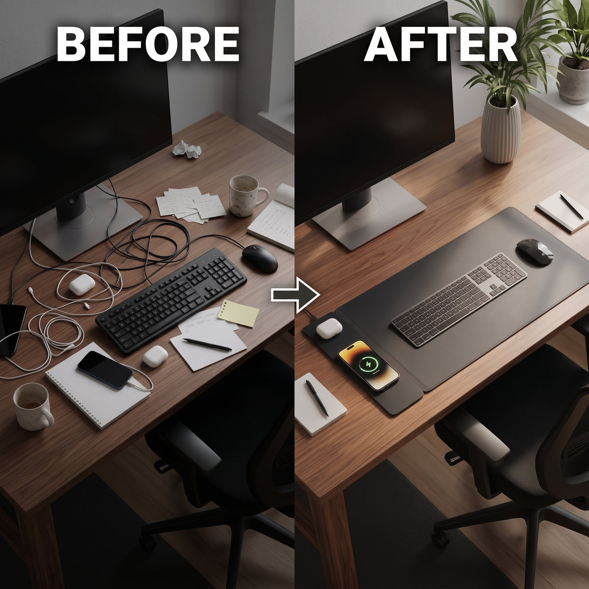 Gridify Wireless Charging Desk Mat