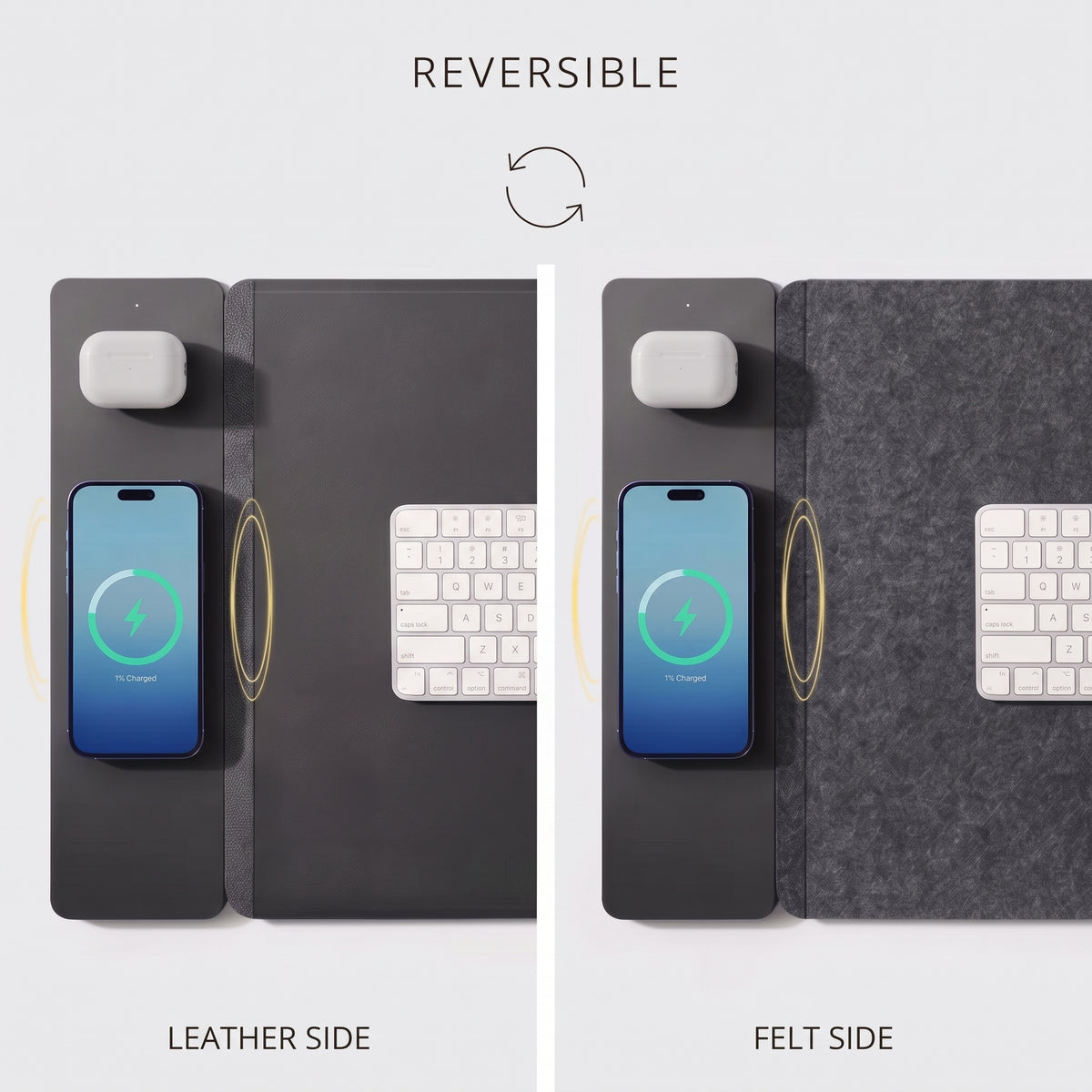 Gridify Wireless Charging Desk Mat